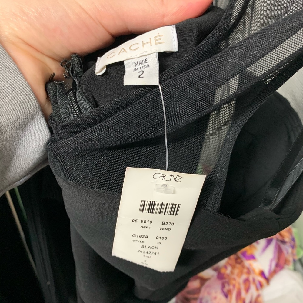 Cache Black Prom Dress